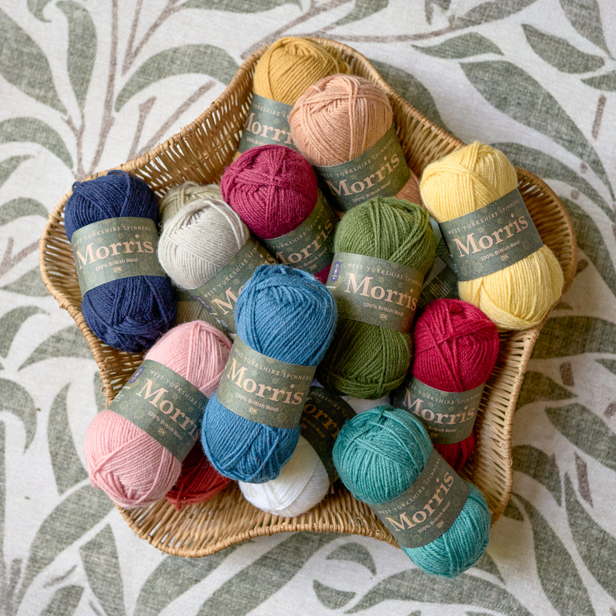 William Morris Strawberry Thief Blanket Kit from West Yorkshire Spinners