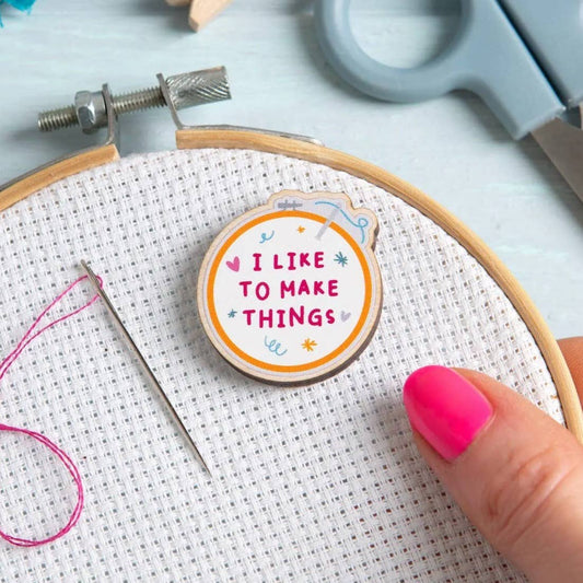 I Like To Make Things Needle Minder | Creative Gift