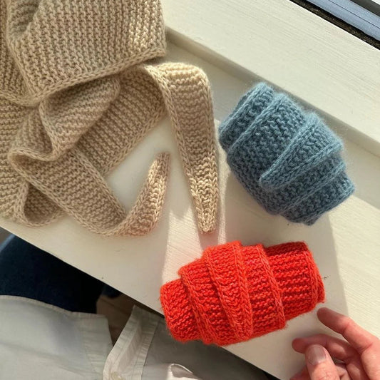 Hjertegarn Armonia and Silk Kid Mohair Sophie Scarf Kit