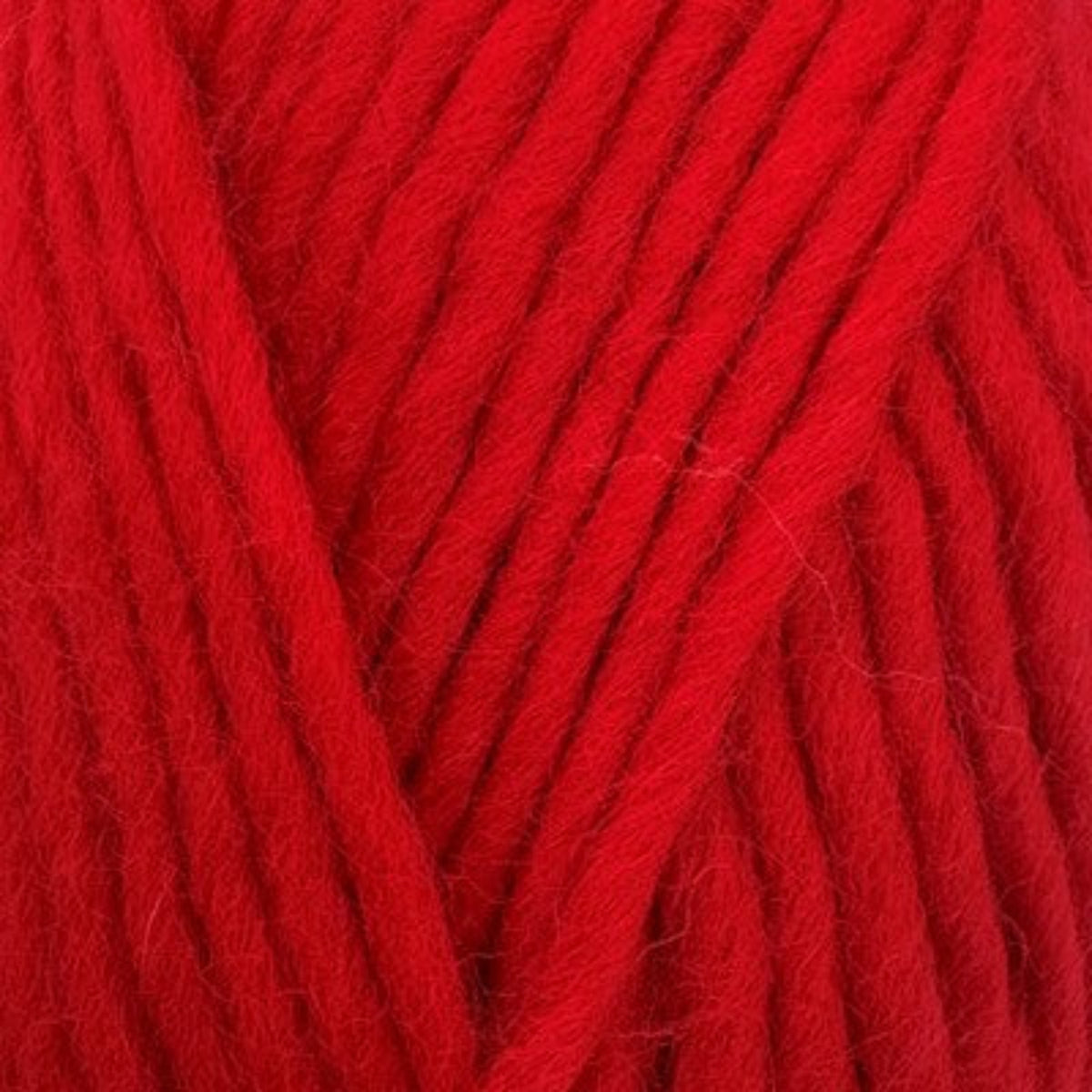 close up image of Stylecraft Floki super chunky yarn in shade Red 5569.