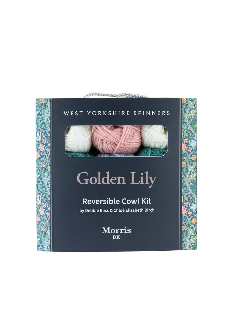 Golden Lily Reversible Cowl Kit from West Yorkshire Spinners