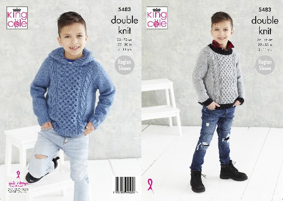 King Cole - Pattern 5483 Boys Sweaters