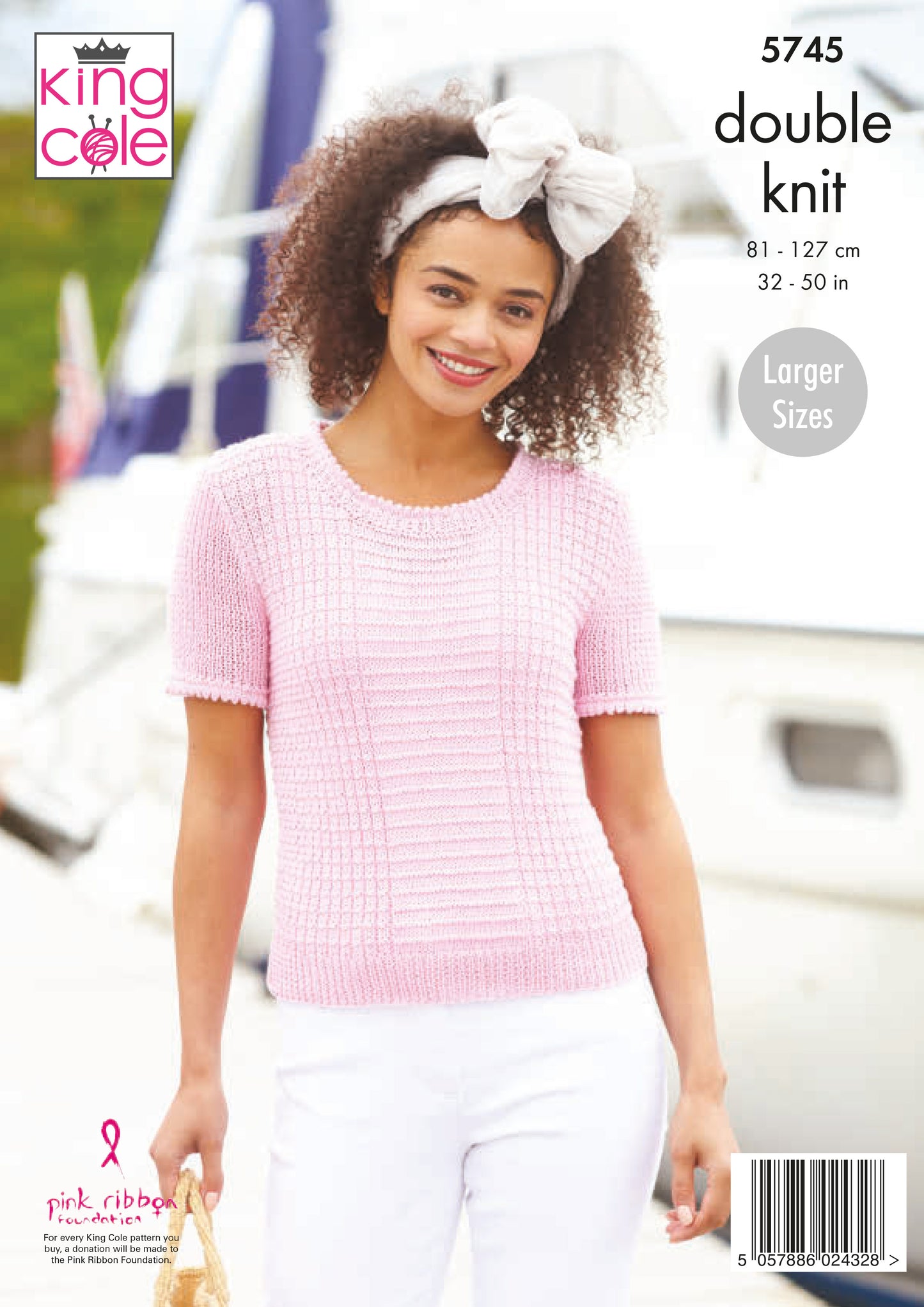 King Cole Cottonsmooth DK Pattern - 5745 Cardigan and Top