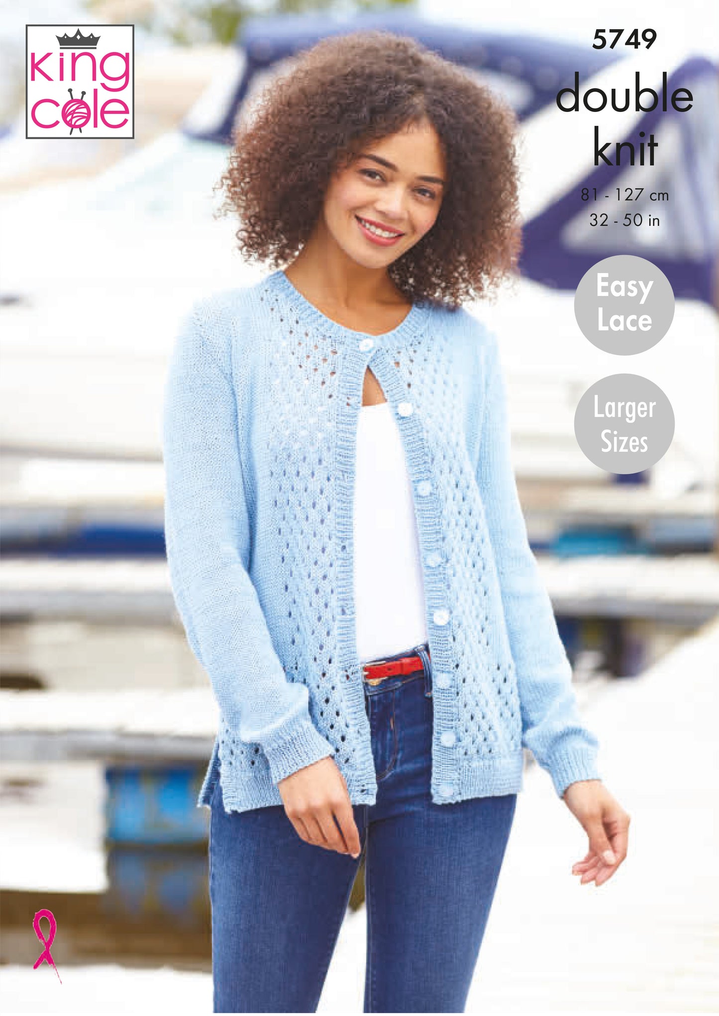 King Cole Cottonsmooth DK Pattern - 5749 Cardigan and Sweater