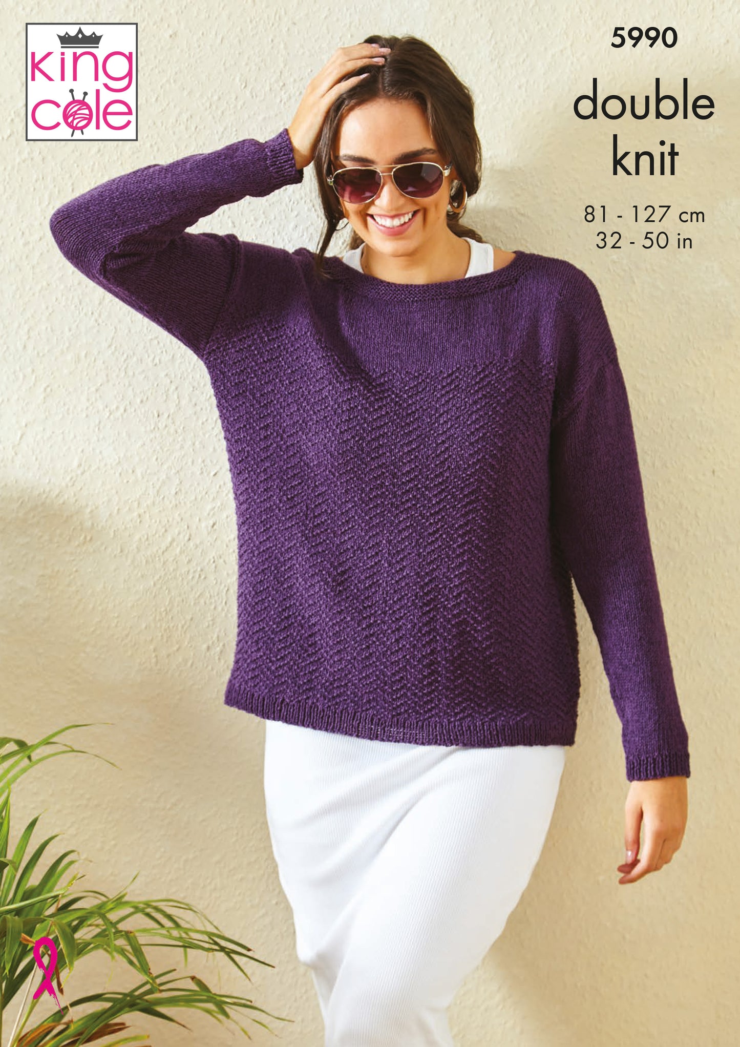 Sweater and Summer Top in King Cole Linendale DK - Pattern 5990