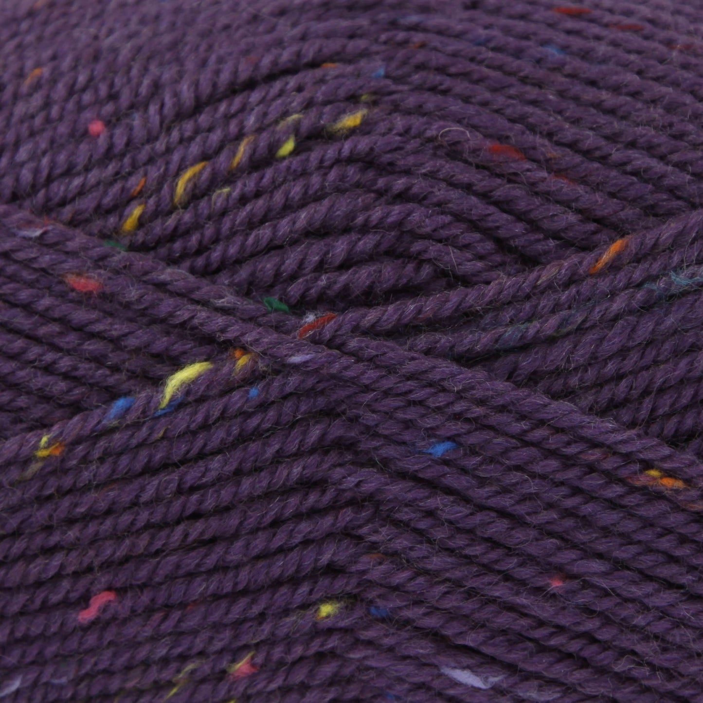 King Cole Fashion Aran in shade Rum - a purple tweed shade