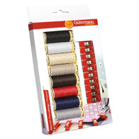 GUTERMANN SEW-ALL THREAD SET – WITH 10 FREE FABRIC CLIPS