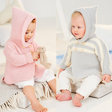 Stylecraft Bambino DK - Pattern 9502 Hooded Coats