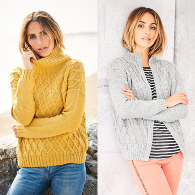 Stylecraft Bellissima DK - Ladies Sweater and Jacket 9582