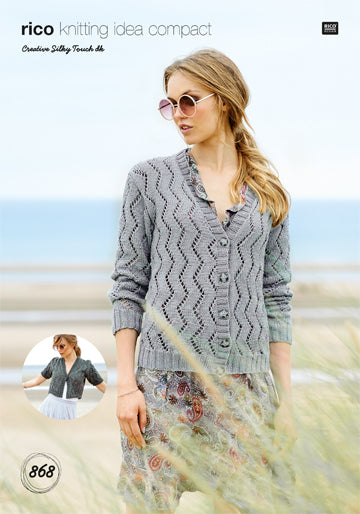 Rico Creative Silky Touch DK Pattern 868 - Cardigans