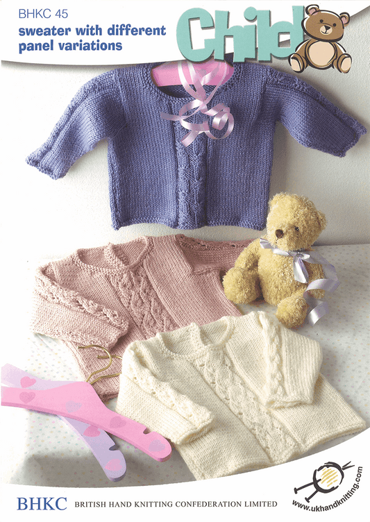 UKHKA Knitting Patterns for Babies & Children - 45