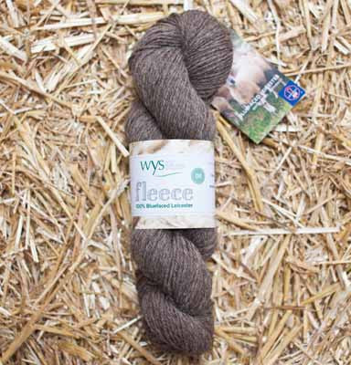 West Yorkshire Spinners Un-dyed 100% DK Bluefaced Leicester Wool Yarn in Brown