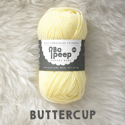 West Yorkshire Spinners Bo Peep yarn ball in Buttercup