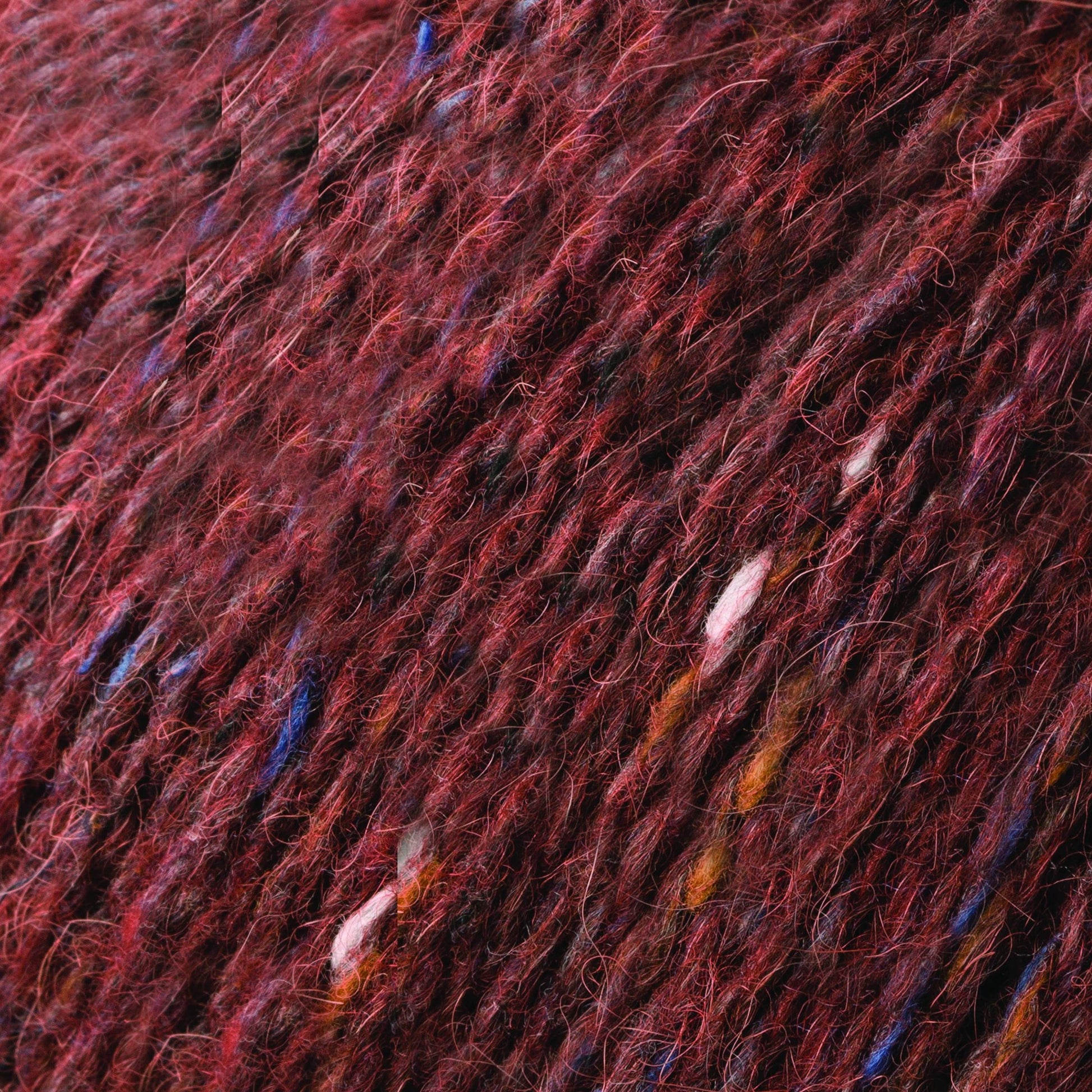 Barn Red 196 - brick red tweed