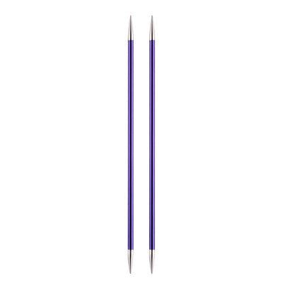 KnitPro Zing 15cm Purple Aluminium Double Pointed Needles fo Knitting