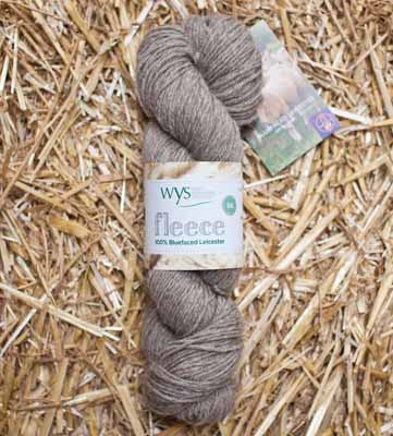 West Yorkshire Spinners Un-dyed 100% DK Bluefaced Leicester Wool Yarn in Light Brown