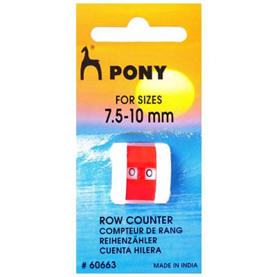 Pony Row Counter for 7.5mm - 10mm Knitting Needles