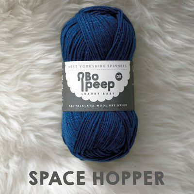 West Yorkshire Spinners Bo Peep yarn ball in Space Hopper