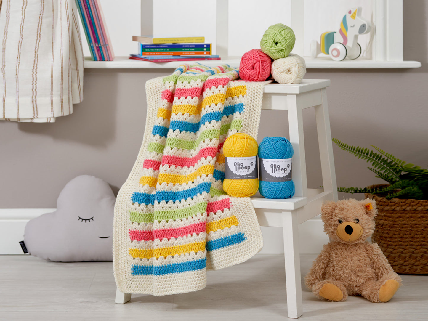 West Yorkshire Spinners Carnival Crochet Baby Blanket Kit