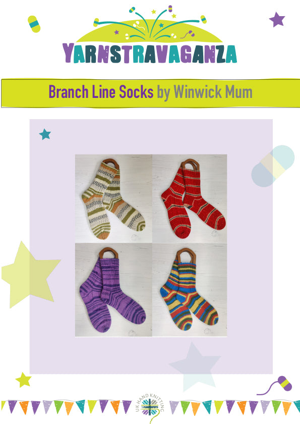 Branch Line Socks by Winwick Mum